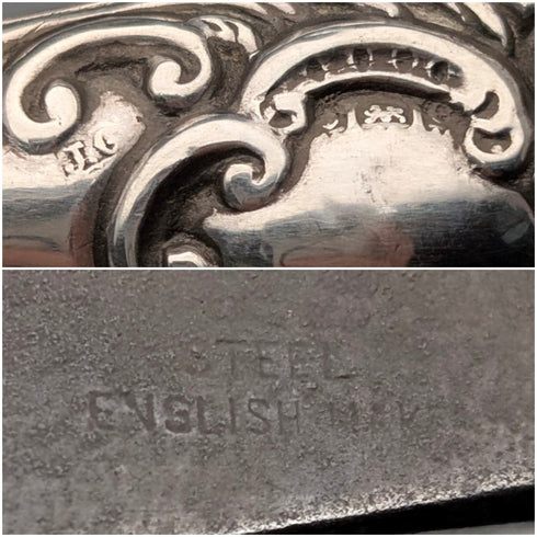 1904 年英國古董純銀手柄鞋拔,由 Joseph Gloster 製作
